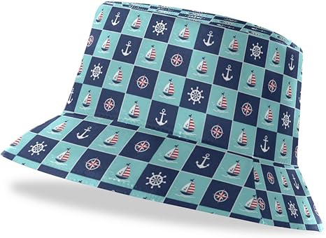 Sombrero unisex con ancla náutica para volante, para velero, protección
