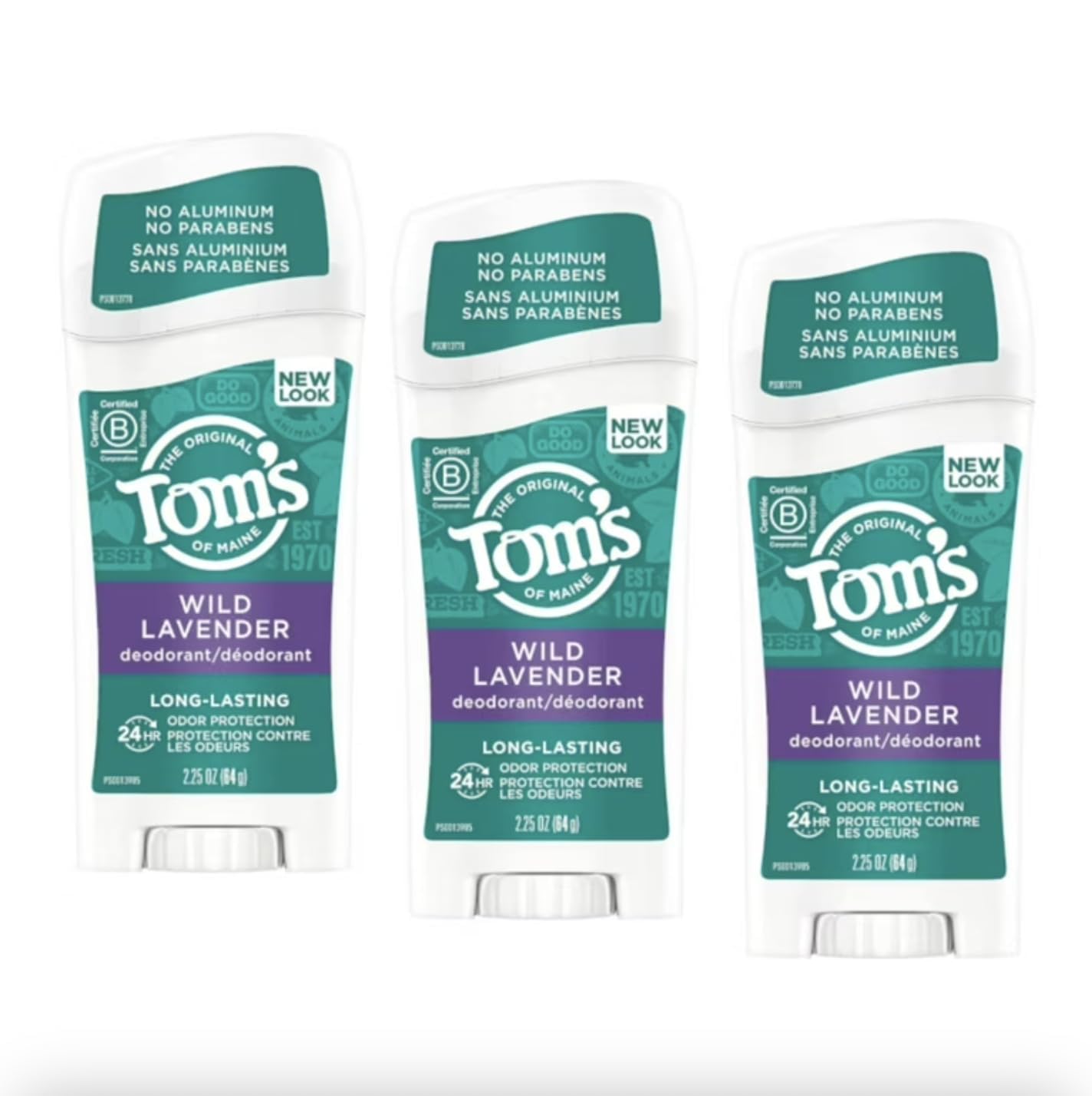 Toms Of Maine, Tom's Of Maine Deodorant Stick, Long Lasting Lavender 2.25 oz