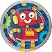 Party Robots Birthday Party Supplies Pack for 16 Guests: Straws, Dessert Plates, Beverage Napkins, Table Cover, and Cups