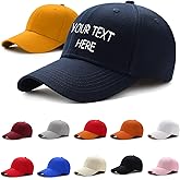 Giavuwn Custom Embroidered Baseball Hat Your Own Text Personalized Dad Hats