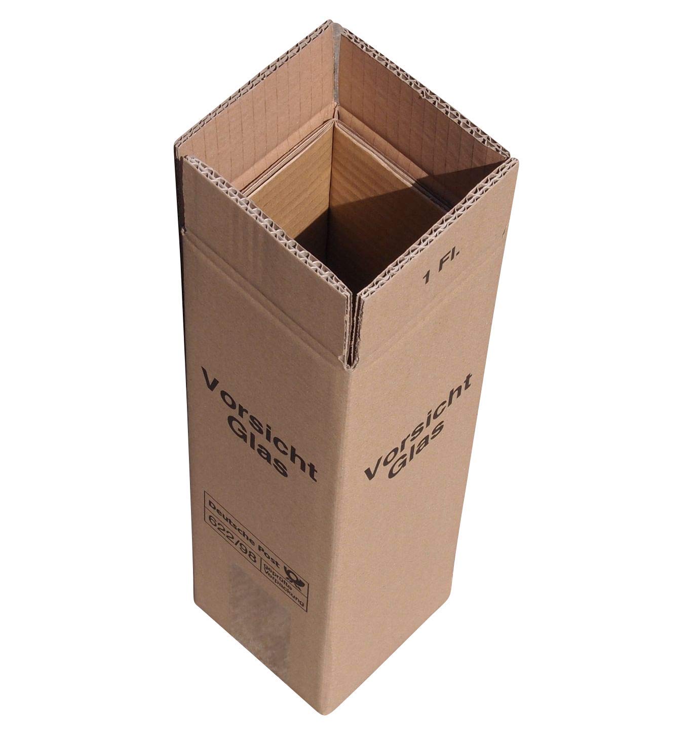 10 FineLine Bordeaux Wein-Geschenkkartons – Elegant Mit Automatikboden, Für 1 Flasche Bis 38 Cm Höhe, Leinenoptik