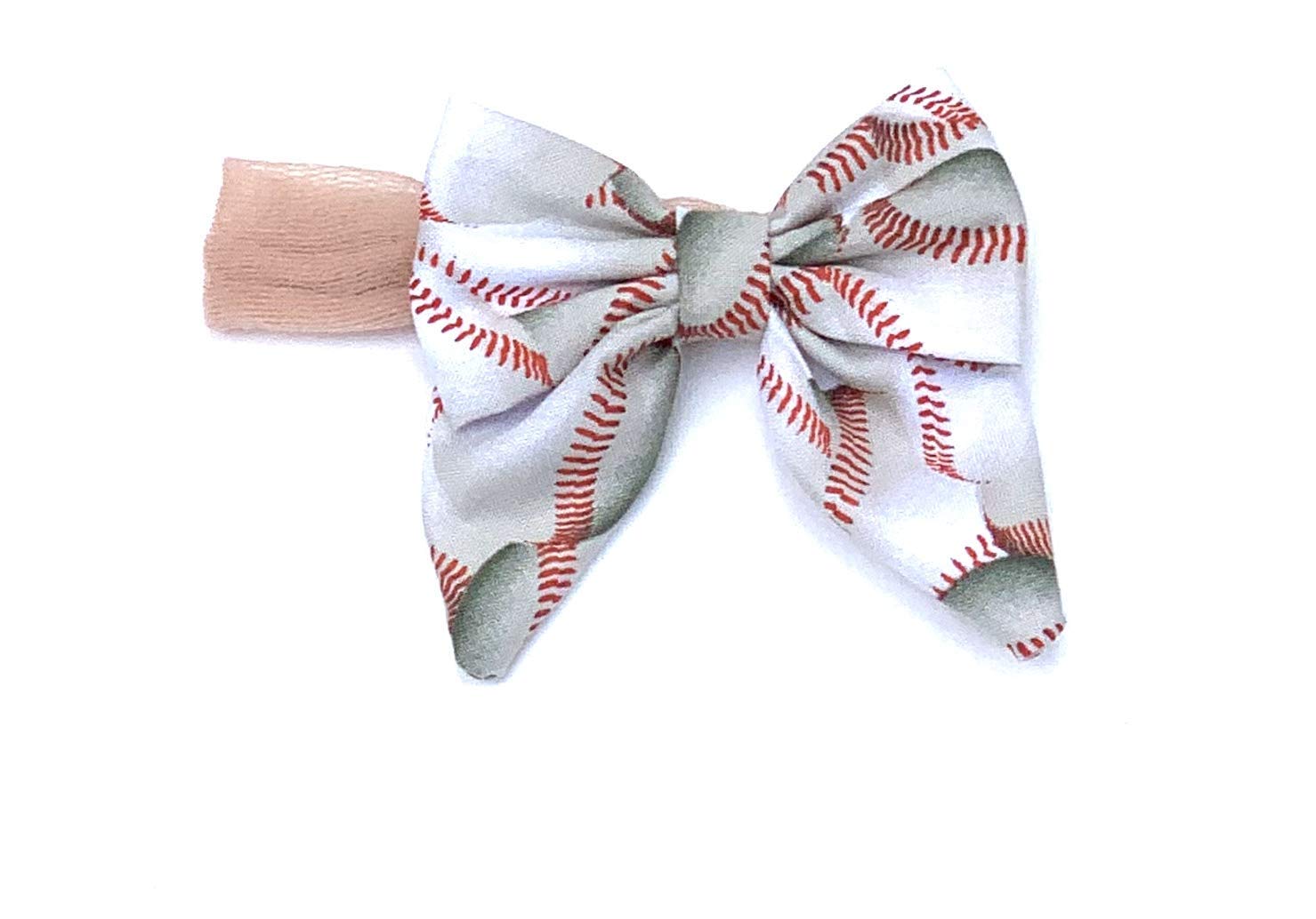 baby baseball bow