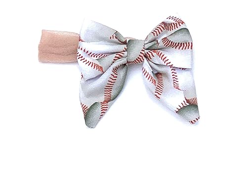 baby baseball bow