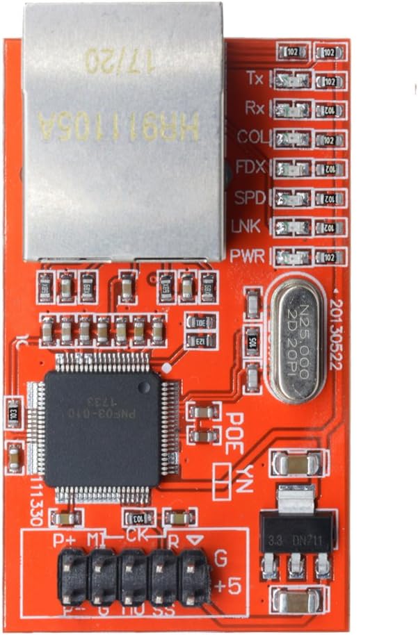 Mini W5100 LAN Ethernet Modul Netzwerk Board TCP/IP Arduino Shield ...