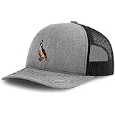 Custom Richardson Mesh Cap Hat Embroidered Animal Bird Wildlife Valley Quail Trucker Hats for Men & Women