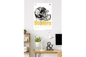 NFL Pittsburgh Steelers - Drip Helmet 20 Wall Poster