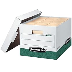 Bankers Box 12 Pack Box R-KIVE Heavy-Duty File