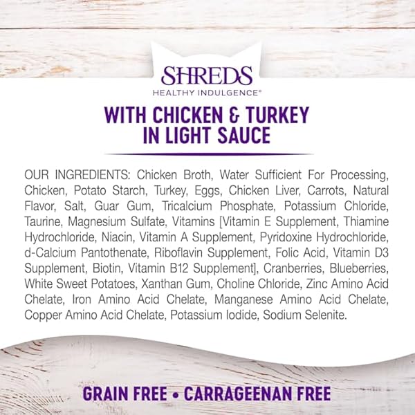 HEALTHY INDULGENCE® SHREDS CHICKEN & TURKEY