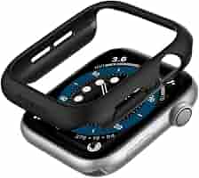 Spigen 8809613760408 Thin Fit Apple Watch 4 (44Mm) Black (062CS24474):  Smartwatch Replacement Bands: Amazon.com.au