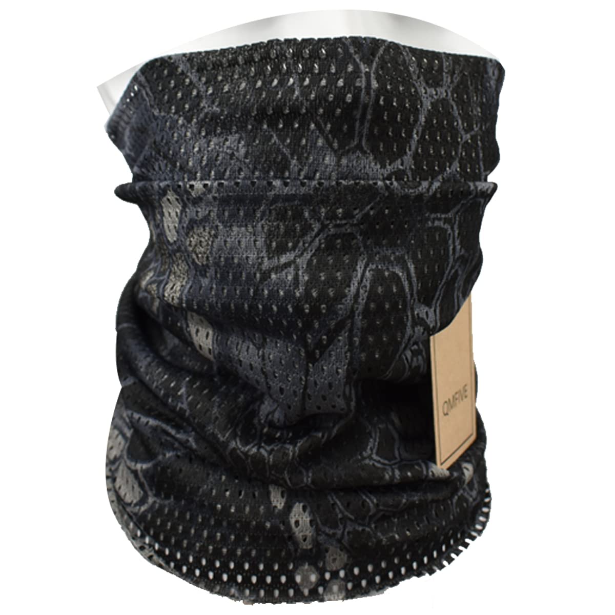 QMFIVE Tactical Camouflage Scarf, Men and Women Multi-purpose Military Headband Style Head Wrap Face Mesh Neckerchief,TYP,150 x 40cm / ~50 x 13 inch