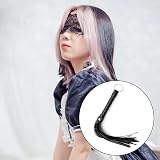 Jagowa Black Whip Prop 30cm Catwoman Cosplay Leather Polo Novelty Whip view 3