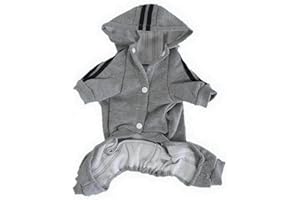 Tribones Pet Outfit - Dog Clothes Hoodie Tracksuit Jacket Coat Winter Sweater Jumpsuit 4-Legs Style for Puppy Small Medium Large Dogs Boy or Girl