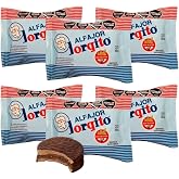 6-Pack Jorgito Gluten-Free Alfajor Filled with Dulce de Leche &amp; Chocolate Coating, 50 g / 1.76 oz each