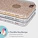MILPROX Case Compatible with iPhone 6/6S, Bling Glitter Pretty Sparkle 3 Layer Hybrid Anti-Slick/Protective/Soft Slim TPU Case Compatible with iPhone 6s/6