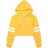 Perfashion Women Sweatshirt Crop Top Hoodie Long Sleeve Sweatshirts