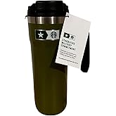 Starbucks Stanley Armed Forces Army Green Vacuum Sealed Cup Tumbler 20oz