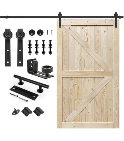 Amazon.com: S&Z TOPHAND® 48in x 80in Barn Door, 20-60 in