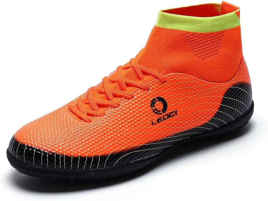 Amazon [長途跋株式會] フットボールブーツアンクルハイサッカーブーツキッズアダルトスポーツクリート サッカー