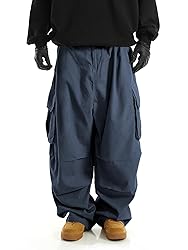OYOANGLE Men's Drawstring Elastic Waist Flap