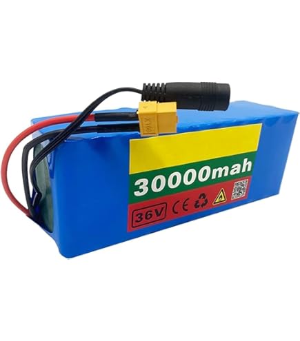10S3P Batterie De Lithiu À Vélo, 36V 6AH 18650 Batterie De Vélo Électrique Lithiu ION Batterie