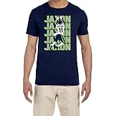 Navy Seattle Jaxon Smith Njigba Text Pic T-Shirt