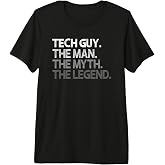 Mens Tech Guy The Man Myth Legend Premium Tri-Blend T-Shirt