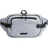 WATERFLY 3L Large Fanny Pack, 180° Opening Hip Pouch with Multi-Pockets, Anti-Theft RFID Blocking Waist Bag for Women Men Traveling Hiking Daily Use