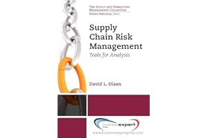 Supply Chain Risk Management: Tools for Analysis (The Supply and Operations Management Collection)