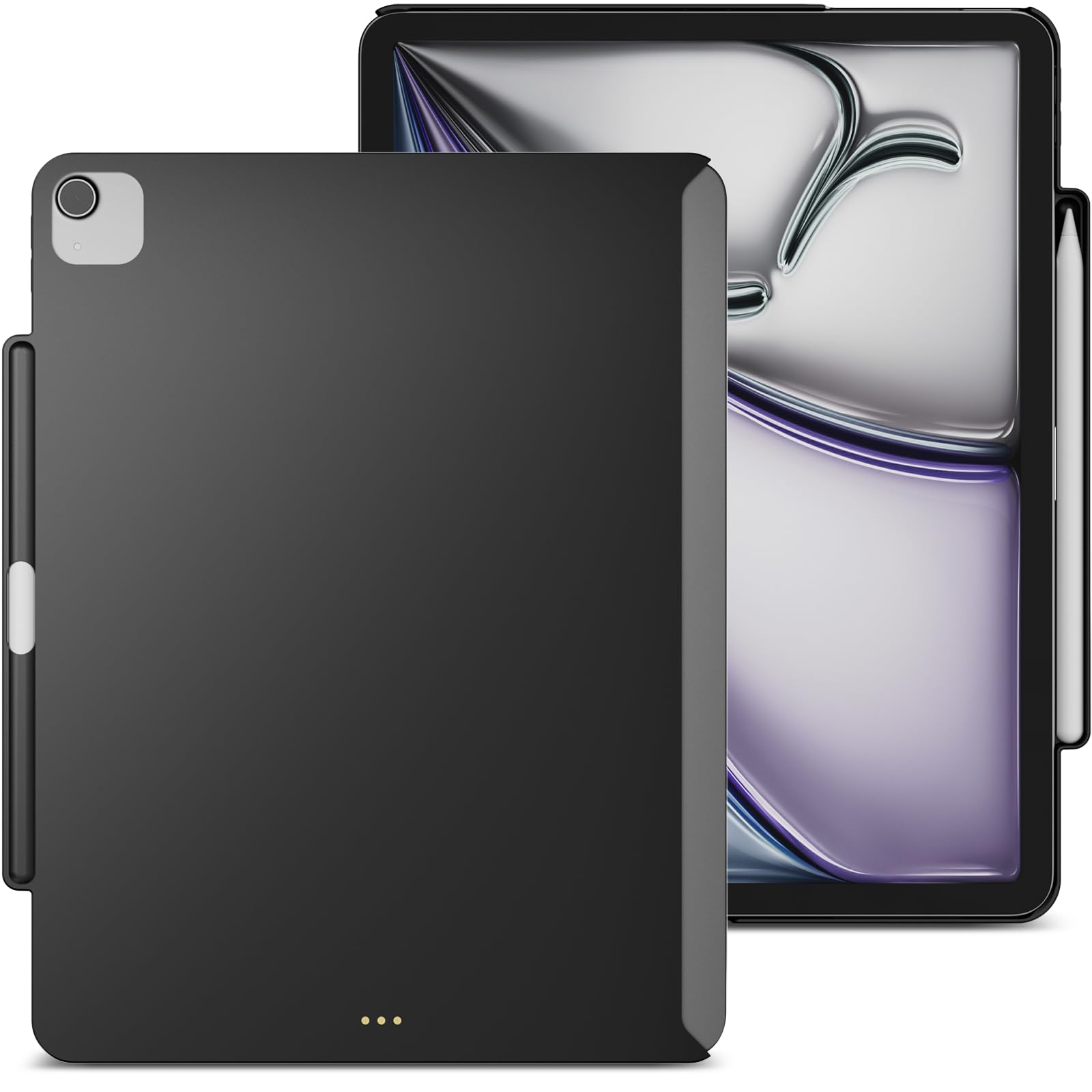 Photo 1 of MAGEASY CoverBuddy Lite for M3/M2 iPad Air 13” (2024-2025) - iPad Air Case Compatible with Magic Keyboard, with Apple Pencil Pro Pencil Holder - Black
