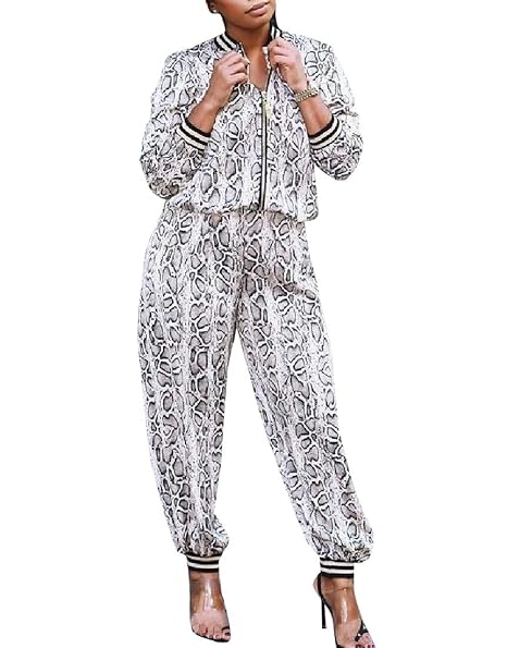 snakeskin sweatsuit