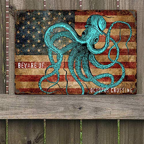 Knockers Deep Ocean Creature Octopus Kraken Warrior Decorative Resin