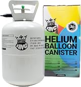 Helium King Disposable Helium Gas Canister 30 x 9" Latex Baloons 14 Foil view 2