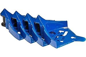 DETAIL GUARDZ Hose Guide – 4pcs Plastic Hose Roller for Cars, Trucks & Motorcycles - Car Wheel Rolling System Tool Preventing Stucking and Snagging Under Tires (Blue)
