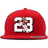 Snapback Red San Francisco Christian McCaffrey 23 Logo Hat