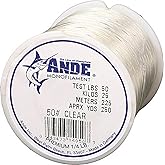 Ande Monofilament Line (Clear, 50 -Pounds Test, 1/4# Spool)