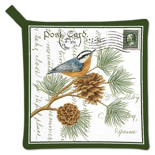 Click Here to See More Images Alice's Cottage Nuthatch Potholder