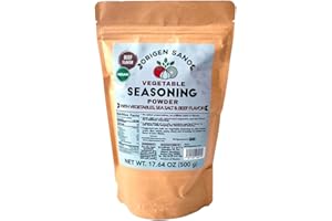 Origen Sano | Vegetable Seasoning Powder | Vegan Bouillon | With Vegetables, Sea Salt and Beef Flavor, 17.63oz (500g)