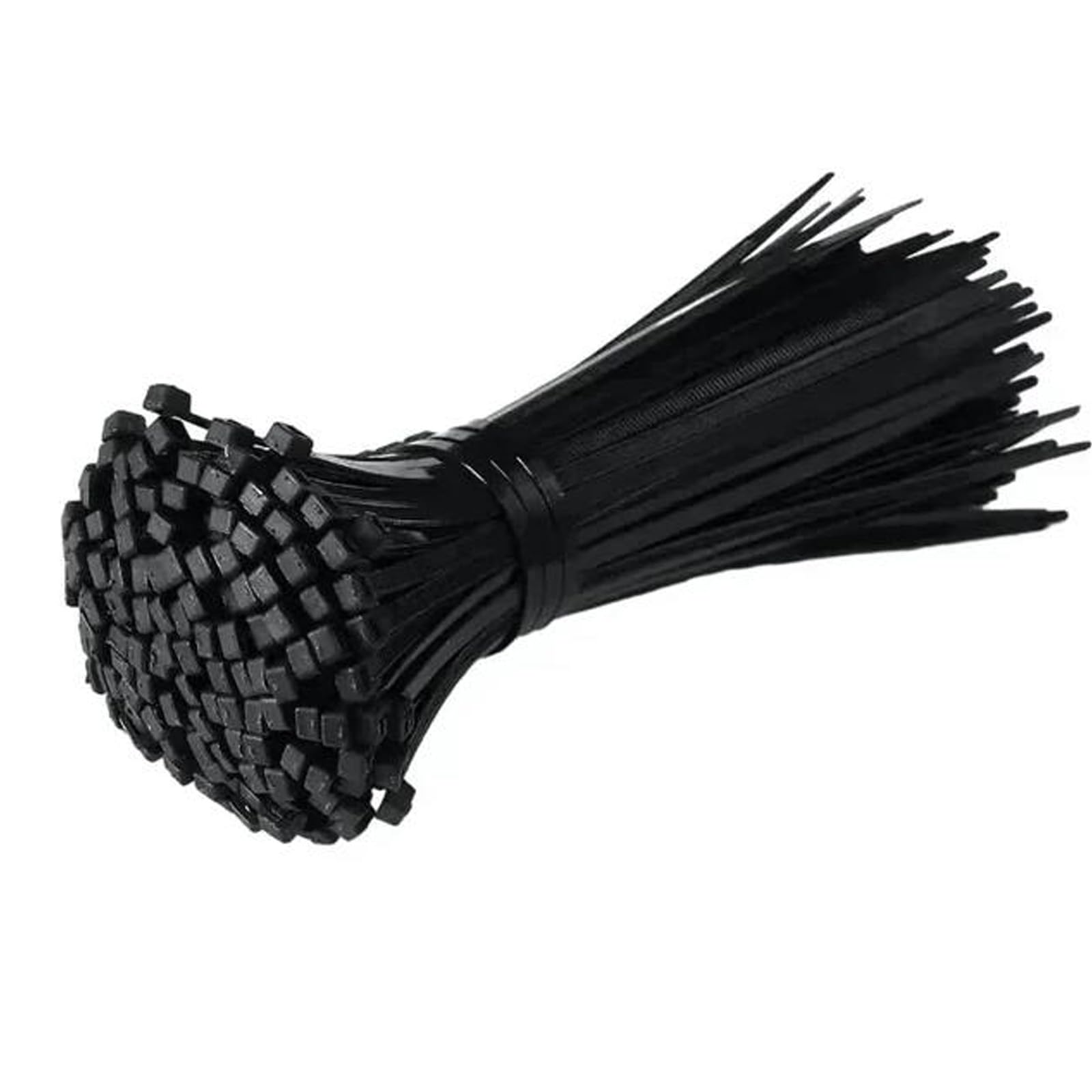 100PCS Premium Plastic Wire Ties,Tie Straps Self-Locking Nylon Zip Ties,Multi-Purpose Nylon Cable Cord Management for Home,Office,Garden,Workshop,Indoor,Outdoor (Black, 350x7.6mm)