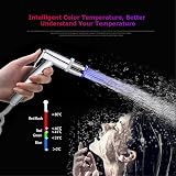 PHILED 2PCS LED Faucet Light 3 Color Temp Sensitive Stream Flow Water Color view 4