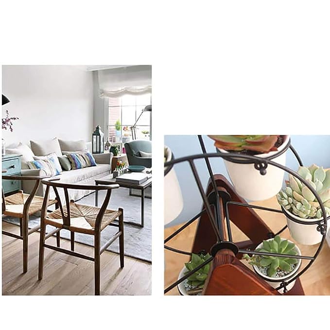 Soporte De Flor Oficina De Madera Maciza Ferris Wheel Desktop Mini ...