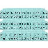 PEGZ Alphabet Stamps American Typewriter 3/16" Small Size 108 Piece Bundle