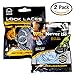 Lock Laces Reflective 2-Pack (Elastic No Tie Shoelaces) (Storm Gray-Winter Blue)