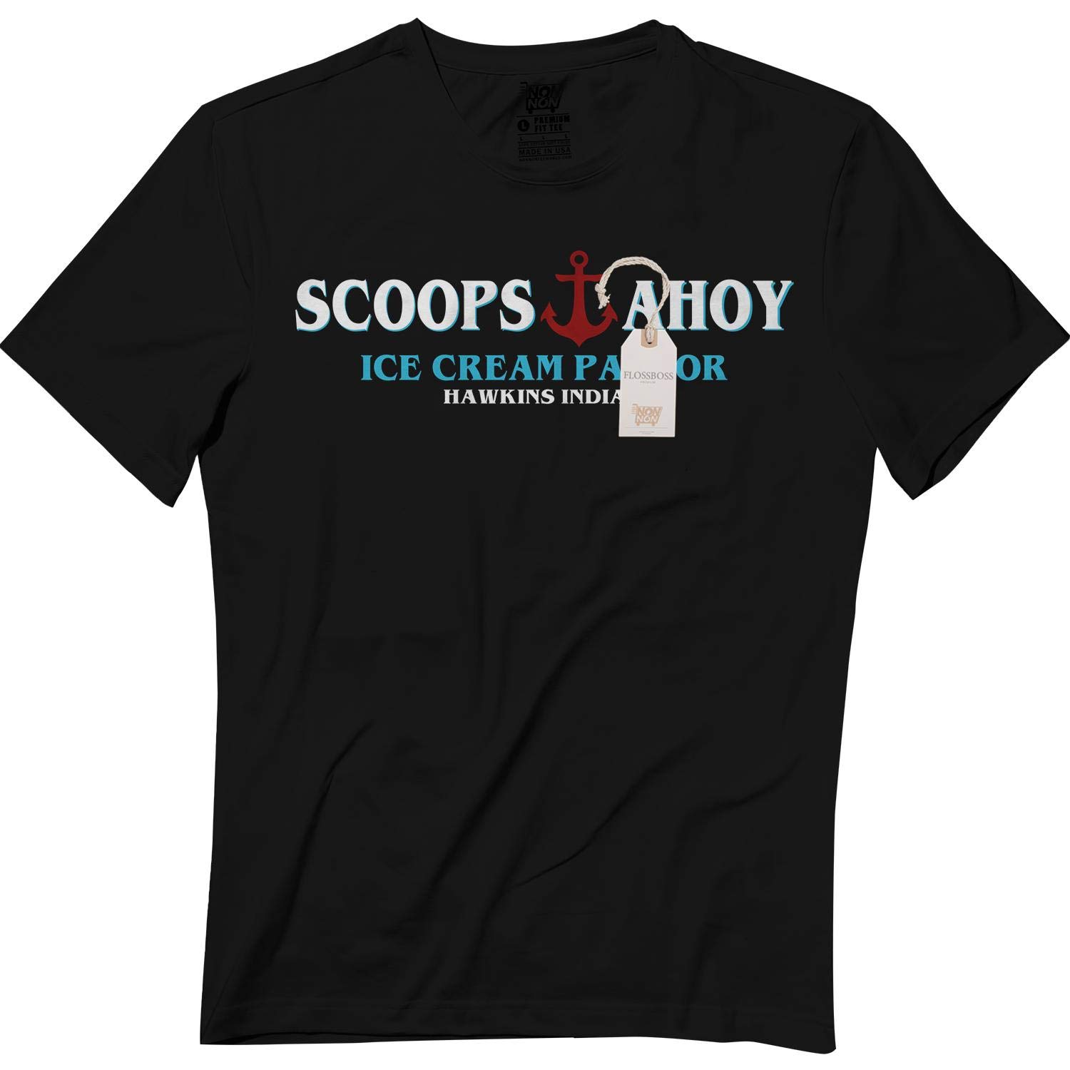 Scoops Tshirt Ahoy Ice Cream Funny Parlor Anchor T Shirt Minaze