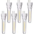 DGE S14 LED Bulb 6 Pack String Light Bulbs 1.5 Watt Replacement Light Bulb, Shatter-Proof and Waterproof IP65