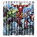 Custom Avengers Movie Incredible Hulk and Iron Man Characters Waterproof Bathroom Shower Curtain Polyester Fabric Shower Curtain Size 66 X 72