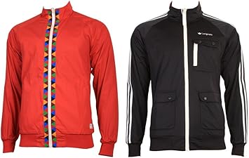 adidas reversible jacket red