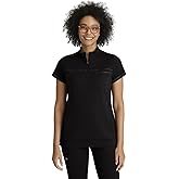 BARCO One Performance Knit Vigor Classic Fit Scrub Top for Women – 3-Pocket Mock Neck Shirt with Moisture Wicking Fabric