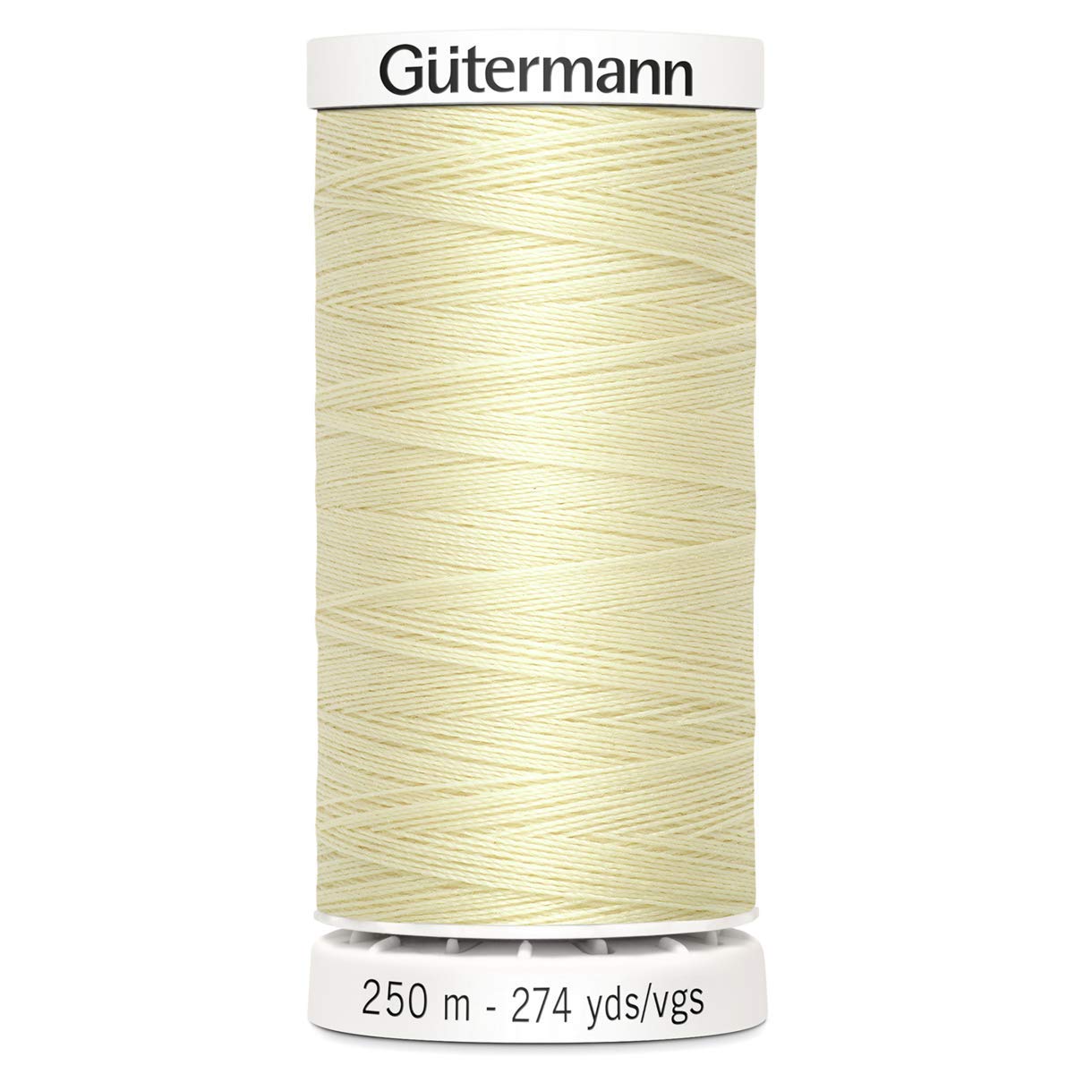 Gutermann Sew All Polyester Thread, 250Mtr, Parchment (0610), 5.5 x 2.7 x 2.7 cm