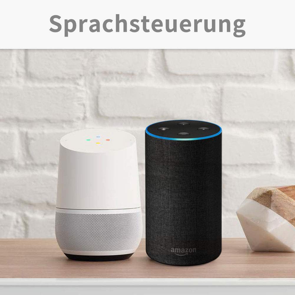 WLAN Smart Steckdose AISIRER Wifi Mini Intelligente Steckdose Smart plug mit fernbedienbarem Timer. Kompatibel mit Google Home, IFTTT 16A 3500W (2 pack)