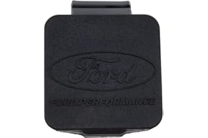 Ford Genuine OEM Rubber Trailer Hitch Receiver Cover from Ford Performance with 4-Pin Wiring Harness Plug Holder | M1840FP